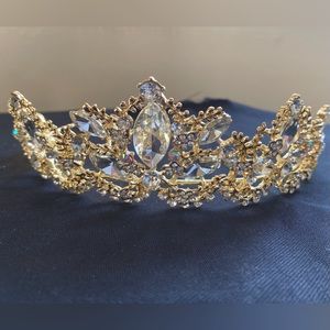 Tiara Rose Gold Crown Bridal Head Piece
